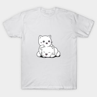 Kawaii kitten funny T-Shirt